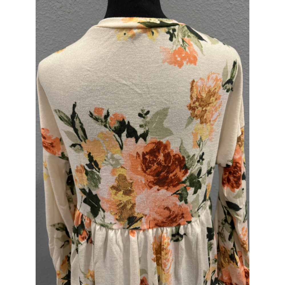 White Birch Women's Floral Peplum Top | Sz X-Large | NWOT - Picture 4 of 12